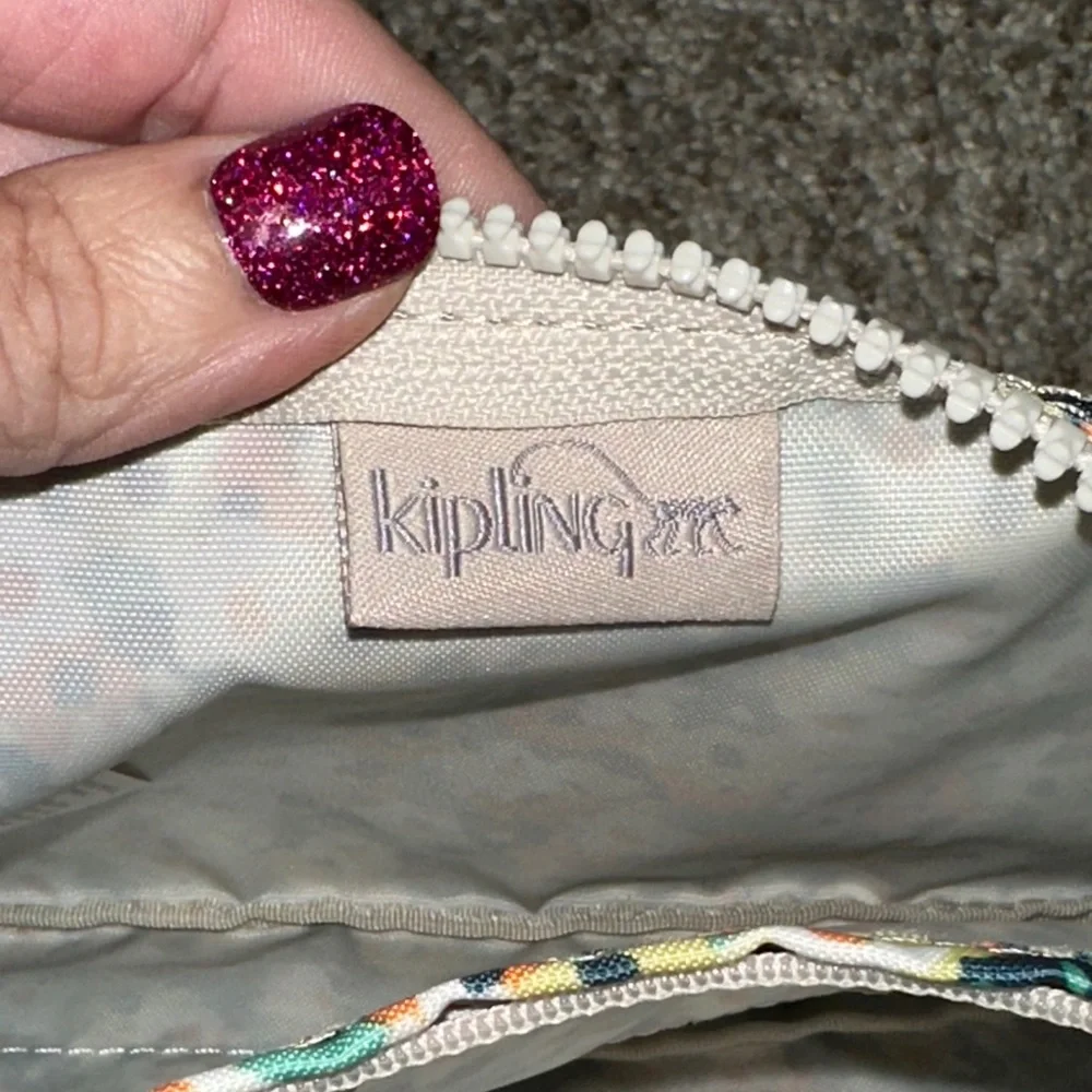 Kipling Multicolor Floral Wristlet